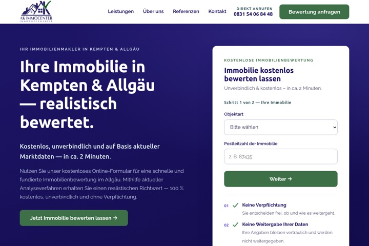 Relaunch: AK Immocenter